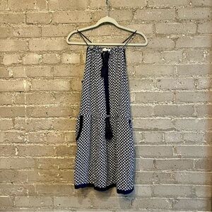 Next Blue and White Sleeveless Halter Coverup- Size 10